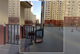 車牌識別，快速門